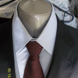 HHR2- Jos A Bank 2Btn Solid Blue Suit